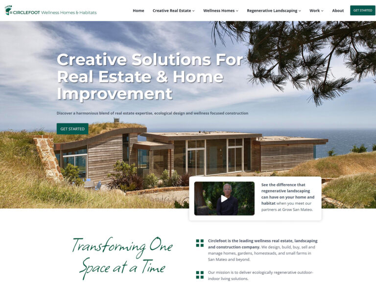 Example site done by a San Jose web design agency